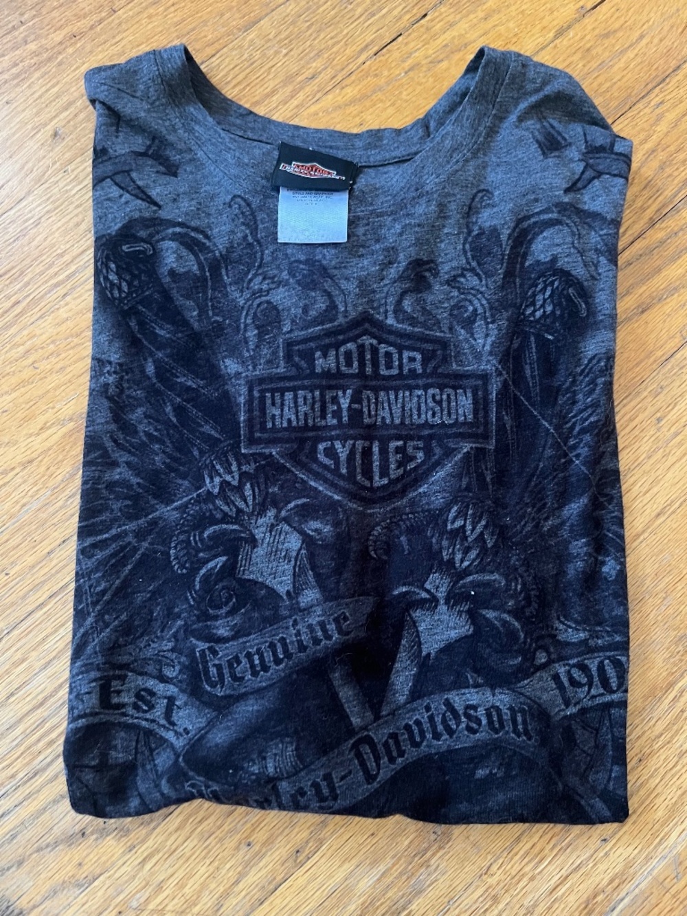 Women’s Harley Davidson All Over Print Tee